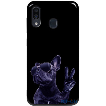 Чохол-накладка TOTO Pure TPU 2mm Print Case Samsung Galaxy A20/A30 #80 Cooldog Black
