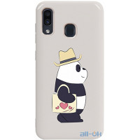 Чохол-накладка TOTO Pure TPU 2mm Print Case Samsung Galaxy A20/A30 #69 Pandabag Stone