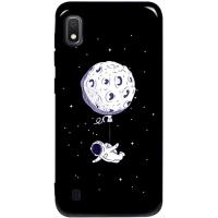 Чохол-накладка TOTO Pure TPU 2mm Print Case Samsung Galaxy A10 #47 Space Moon Black