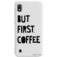 Чохол-накладка TOTO Pure TPU 2mm Print Case Samsung Galaxy A10 #41 First Coffee White