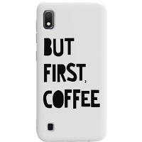 Чохол-накладка TOTO Pure TPU 2mm Print Case Samsung Galaxy A10 #41 First Coffee White