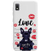 Чохол-накладка TOTO Pure TPU 2mm Print Case Samsung Galaxy A10 #39 Dog Kiss White — інтернет магазин All-Ok. фото 1
