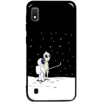 Чохол-накладка TOTO Pure TPU 2mm Print Case Samsung Galaxy A10 #40 Ufo Moon Black