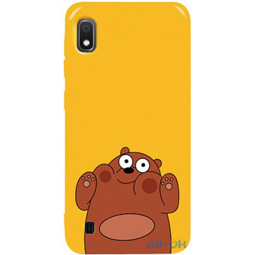 Чохол-накладка TOTO Pure TPU 2mm Print Case Samsung Galaxy A10 #56 Bear Ups Yellow