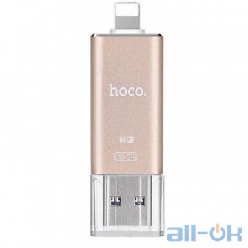 Флешка Hoco UD2 16 GB Gold