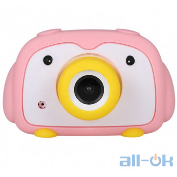 Дитяча цифрова фото-відео камера DUO Camera 2 "LCD UL-2033 1080P, 12MP Pink