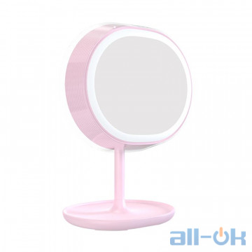 Зеркало JOYROOM Multi-functional LED Beauty Series Smart Light Makeup Mirror Lamp JR-CY266 Pink