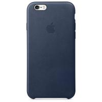 Чохол накладка на iPhone 6 / 6s Leather Case Midnight Blue