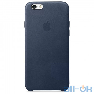Чохол накладка на iPhone 6 / 6s Leather Case Midnight Blue