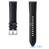 Ремінець для Samsung Galaxy Watch 3 R840 Stitch Leather Band ET-SLR84LBEGRU Black