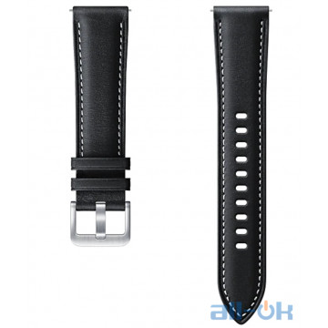 Ремінець для Samsung Galaxy Watch 3 R850 Stitch Leather Band ET-SLR85SBEGRU Black