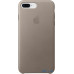 Чохол-накладка Apple Leather Case iPhone 8 Plus / 7 Plus Taupe (MQHJ2) — інтернет магазин All-Ok. фото 1