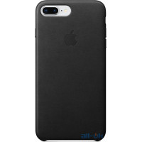 Чохол-накладка Apple Leather Case iPhone 8 Plus / 7 Plus Black (MQHM2)