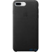 Чохол-накладка Apple Leather Case iPhone 8 Plus / 7 Plus Black (MQHM2) — інтернет магазин All-Ok. фото 1