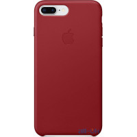 Чохол-накладка Apple Leather Case iPhone 8 Plus / 7 Plus PRODUCT RED (MQHN2)
