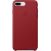 Чохол-накладка Apple Leather Case iPhone 8 Plus / 7 Plus PRODUCT RED (MQHN2) — інтернет магазин All-Ok. фото 1