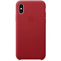 Чохол-накладка Apple iPhone XS Leather Case - PRODUCT RED (MRWK2)