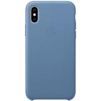 Чохол-накладка Apple iPhone XS Leather Case - Cornflower (MVFP2)
