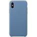 Чохол-накладка Apple iPhone XS Leather Case - Cornflower (MVFP2) — інтернет магазин All-Ok. фото 1