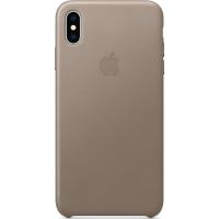 Чохол-накладка Apple iPhone XS Leather Case - Taupe (MRWL2)