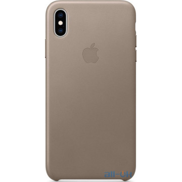 Чохол-накладка Apple iPhone XS Leather Case - Taupe (MRWL2)