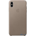 Чохол-накладка Apple iPhone XS Leather Case - Taupe (MRWL2) — інтернет магазин All-Ok. фото 1