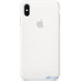 Чохол-накладка Apple iPhone XS Silicone Case - White (MRW82) — інтернет магазин All-Ok. фото 1