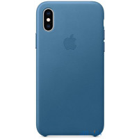 Чохол-накладка Apple iPhone XS Max Leather Case - Cape Cod Blue (MTEW2)