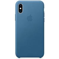 Чохол-накладка Apple iPhone XS Max Leather Case - Cape Cod Blue (MTEW2)