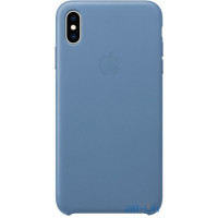 Чохол-накладка Apple iPhone XS Max Leather Case - Cornflower (MVFX2)