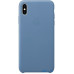 Чохол-накладка Apple iPhone XS Max Leather Case - Cornflower (MVFX2) — інтернет магазин All-Ok. фото 1