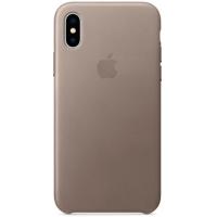 Чохол-накладка Apple iPhone XS Max Leather Case - Taupe (MRWR2)