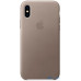 Чохол-накладка Apple iPhone XS Max Leather Case - Taupe (MRWR2) — інтернет магазин All-Ok. фото 1