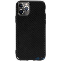 Чохол-накладка TOTO TPU Carbon Fiber 2,0mm Case Apple iPhone 11 Pro Max Black