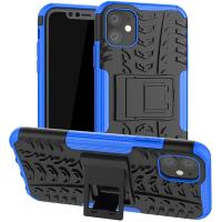 Чохол-накладка TOTO Dazzle Kickstand 2 in 1 Case Apple iPhone 11 Blue