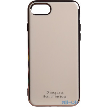 Чохол-накладка TOTO Electroplate TPU 2mm Case Apple iPhone 7/8/SE 2020 Gold