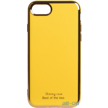 Чохол-накладка TOTO Electroplate TPU 2mm Case Apple iPhone 7/8/SE 2020 Yellow