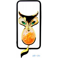 Чохол-накладка TOTO TPU Case Decorative Stones IPhone X A Fox Black