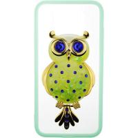 Чохол-накладка TOTO TPU Case Decorative Stones IPhone X Owl Green