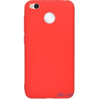 Чохол-накладка TOTO 1mm Matt TPU Case Xiaomi Redmi 4X Red