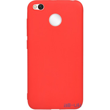 Чохол-накладка TOTO 1mm Matt TPU Case Xiaomi Redmi 4X Red