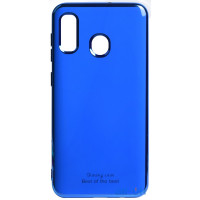 Чохол-накладка TOTO Electroplate TPU 2mm Case Samsung Galaxy A20/A30 Blue