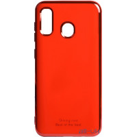 Чохол-накладка TOTO Electroplate TPU 2mm Case Samsung Galaxy A20/A30 Red