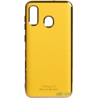 Чохол-накладка TOTO Electroplate TPU 2mm Case Samsung Galaxy A20/A30 Yellow