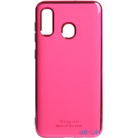 Чохол-накладка TOTO Electroplate TPU 2mm Case Samsung Galaxy A20/A30 Rose Red