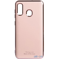 Чохол-накладка TOTO Electroplate TPU 2mm Case Samsung Galaxy A20/A30 Rose Gold