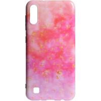 Чохол-накладка TOTO IMD Print Marble TPU Case Samsung Galaxy A10/M10 Pink