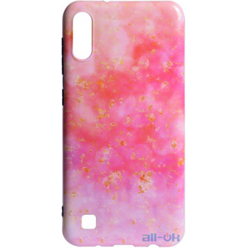 Чохол-накладка TOTO IMD Print Marble TPU Case Samsung Galaxy A10/M10 Pink