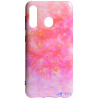 Чохол-накладка TOTO IMD Print Marble TPU Case Samsung Galaxy A20/A30 Pink