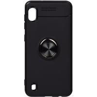 Чохол-накладка TOTO Car Magnetic Ring TPU Case Samsung Galaxy A10 Black/Black